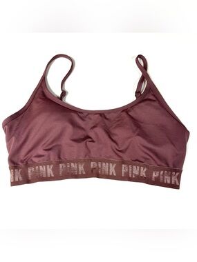 PINK Victorias Secret Size Large Ultimate Lightly Lined Bra Purple No Wire #4225
